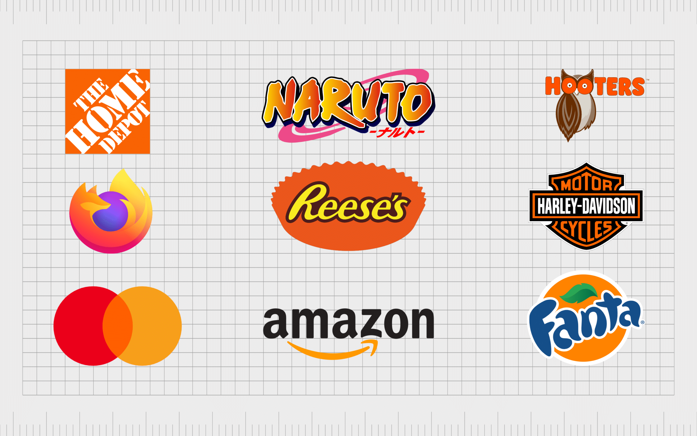 Famous Orange Logos