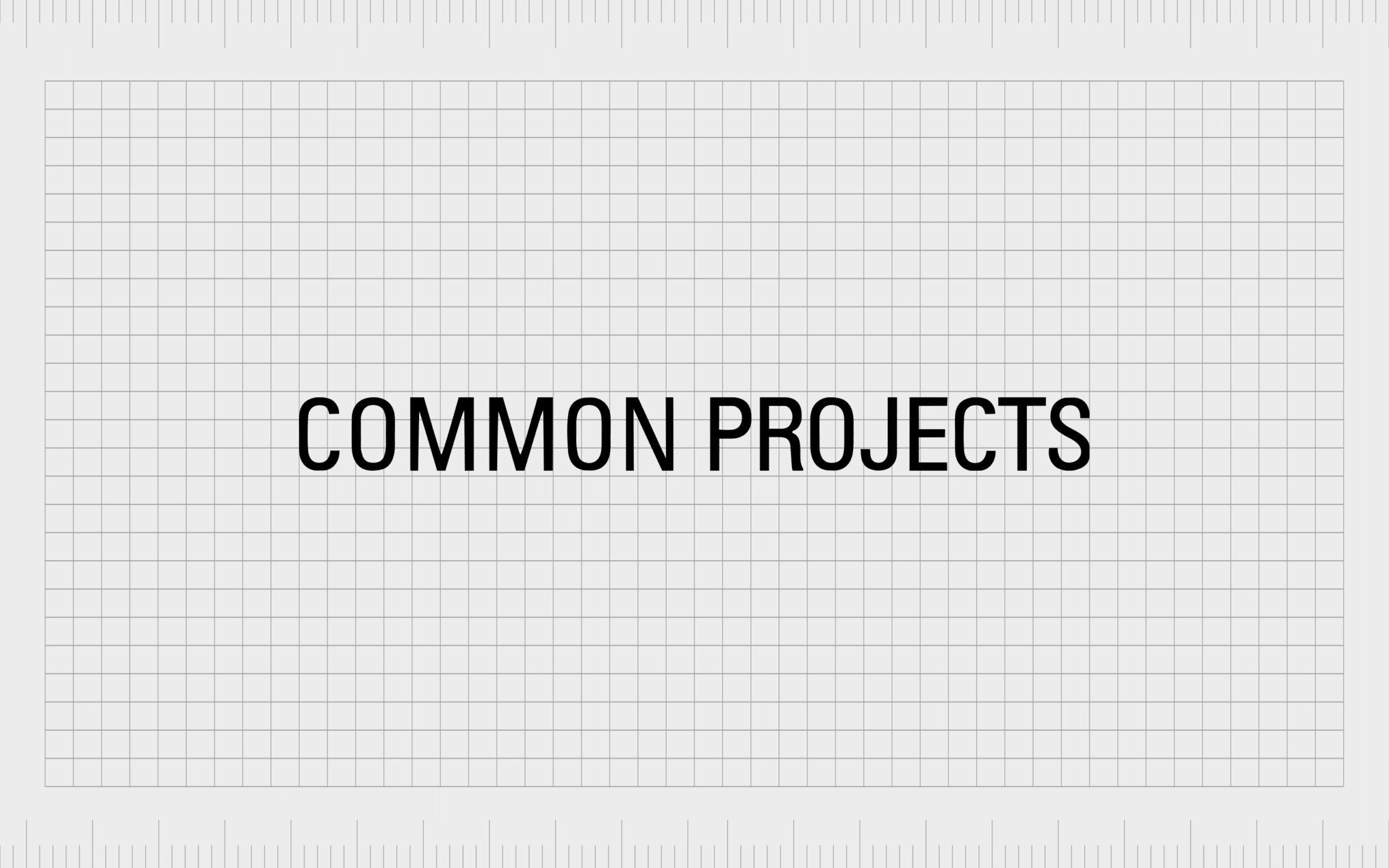 Commmon Projects Logo